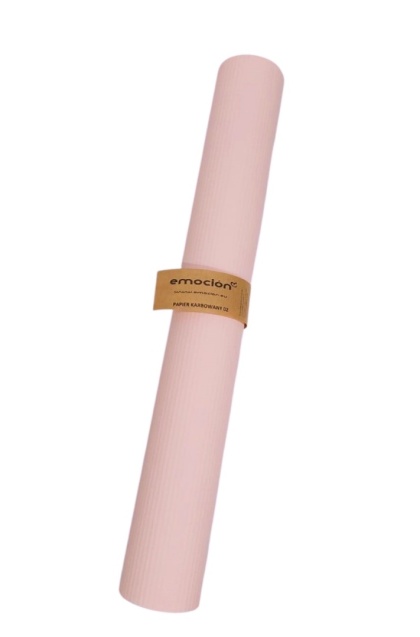 PAPIER KARBOWANY JASNY RÓŻ 10 M