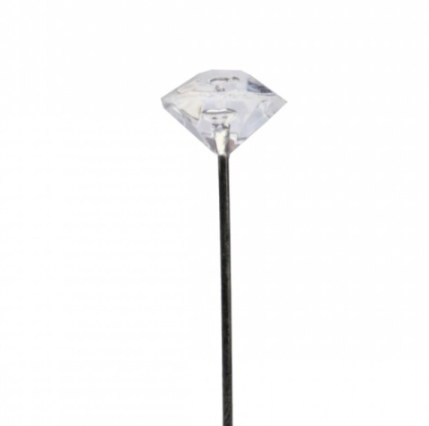 Diamond Pins Clear @10x55mm 100 pcs | OASIS®