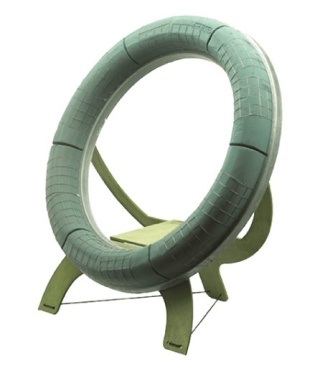 ECObase® Wieniec pod urnę, Ø 72 x 9 cm | OASIS®