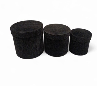 FLOWER BOX WELUR / KPL 3 SZT