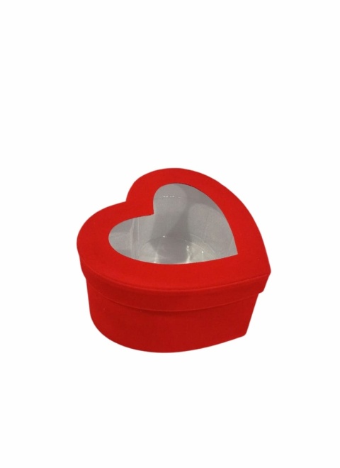 FLOWER BOX Z OKIENKIEM WELUR / KPL 1 SZT