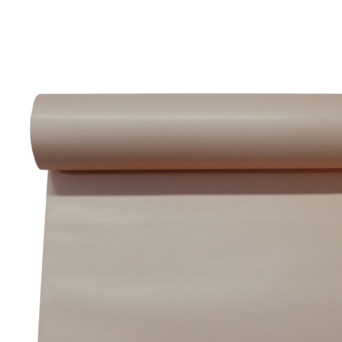 FOLIA SATYNOWA PERŁOWY RÓŻ 9M X 50CM