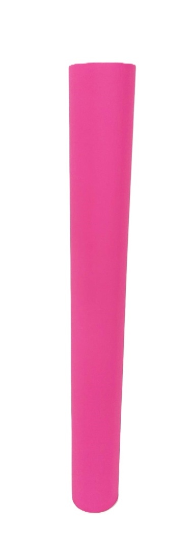 FOLIA SATYNOWA RÓŻOWY NEON 9M X 50CM