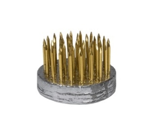 Kenzan, Metal Pinholder, silver, Ø 3.75 cm | OASIS®