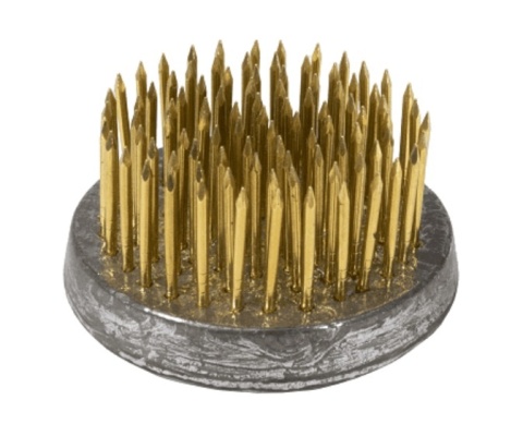 Kenzan, Metal Pinholder, silver, Ø 5 cm | OASIS®