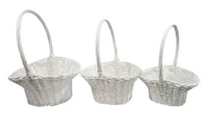 Kosze wiklinowe zestaw 3 szt