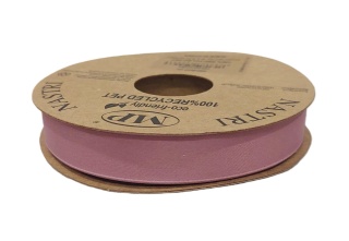RECYCLED PET RIBBON 15mm 20m OLD PINK