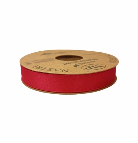 RECYCLED PET RIBBON 15mm 20m RED