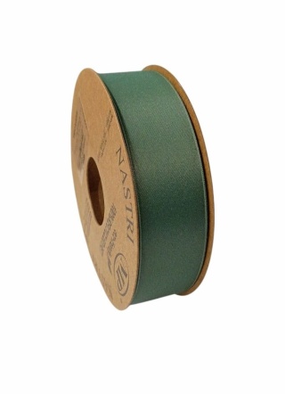RECYCLED PET RIBBON 25mm 20m DARK GREEN