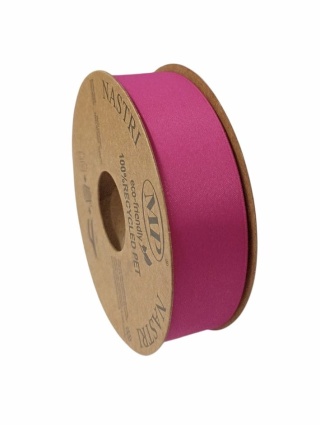 RECYCLED PET RIBBON 25mm 20m FUCHSIA