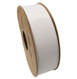 RECYCLED PET RIBBON 25mm 20m WHITE