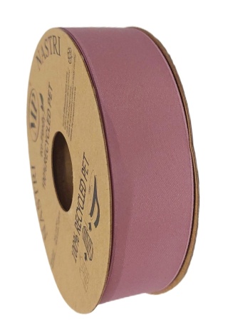 RECYCLED PET RIBBON 25mm 20m OLD PINK