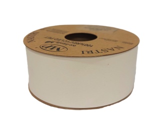 RECYCLED PET RIBBON 40mm 20m CREAM