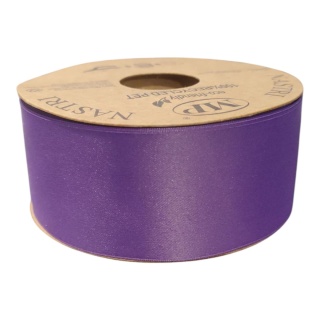 RECYCLED PET RIBBON 40mm 20m FIOLET