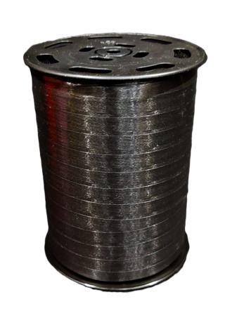 WSTĄŻKA PLASTIKOWA NA SZPULI CZARNA 0,7MM X 500M