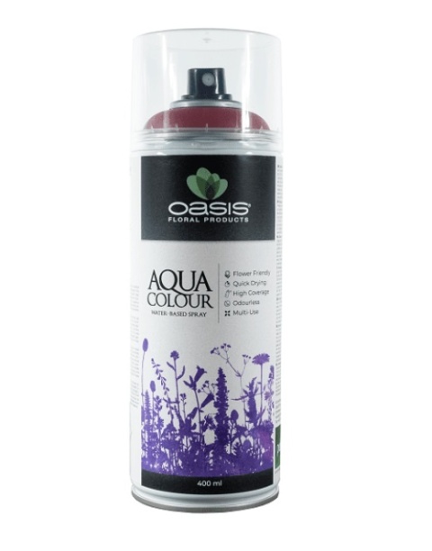 Aqua Colour Spray Bordeaux OASIS® – 400 ml, sprej, farba: bordová