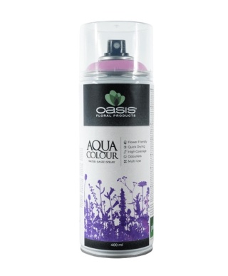 Aqua Colour Spray Pink (róż), puszka 400 ml | OASIS®