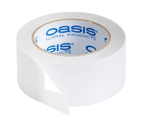 Double-Fix Clear OASIS® – 50 mm × 25 m, obojstranná lepiaca páska, priehľadná