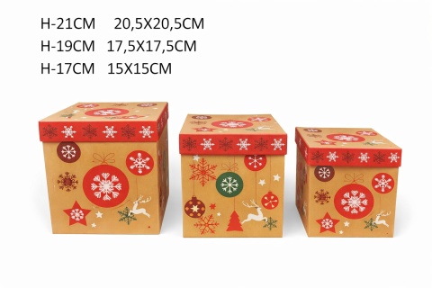 FLOWER BOX / KPL. 3 SZT