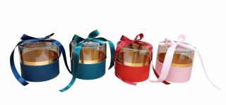 Flower box z pokrywką z pleksi - mix kolor