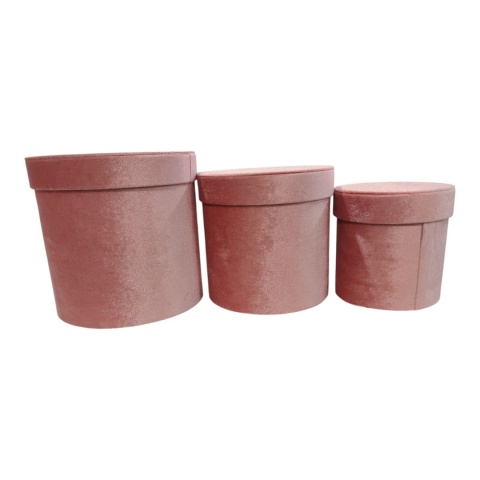 Flower box zamszowy kpl 3 szt