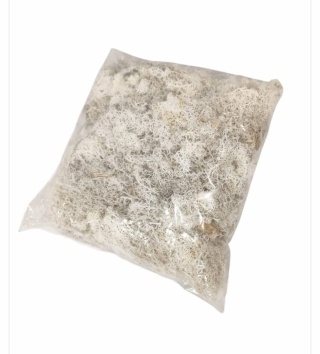 Islandský mach Muschio Nordico – 500 g, sobí lišajník, bielený