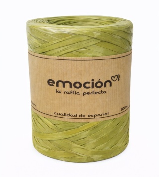 RAFIA SYNTETYCZNA NATURALNY ZIELONY 200 M
