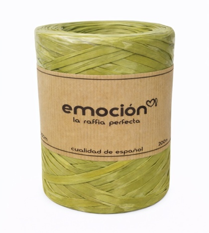 RAFIA SYNTETYCZNA NATURALNY ZIELONY 200 M