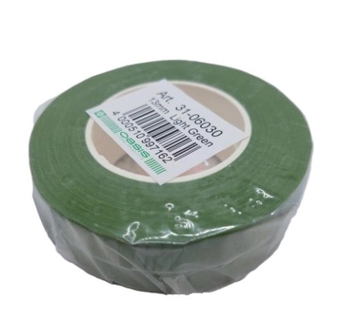 Floristická páska OASIS® – 13 mm × 27 m, svetlozelená, bal. 2 ks