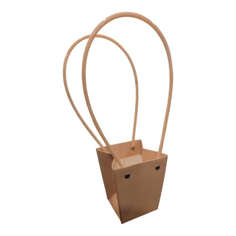 Torebka na kwiaty z rączką - 9x9x10cm