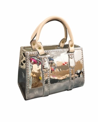 Torebka ceramiczna ze skórzaną rączką