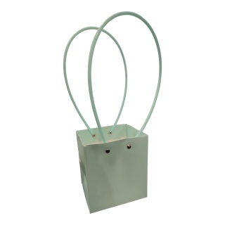 Torebka na kwiaty z rączką - 11x11x11cm