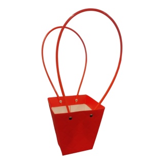 Torebka na kwiaty z rączką - 12x12x12cm