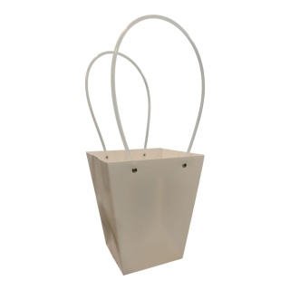 Torebka na kwiaty z rączką - 17x17x20cm