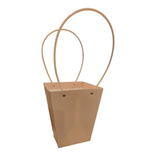 Torebka na kwiaty z rączką - 17x17x20cm