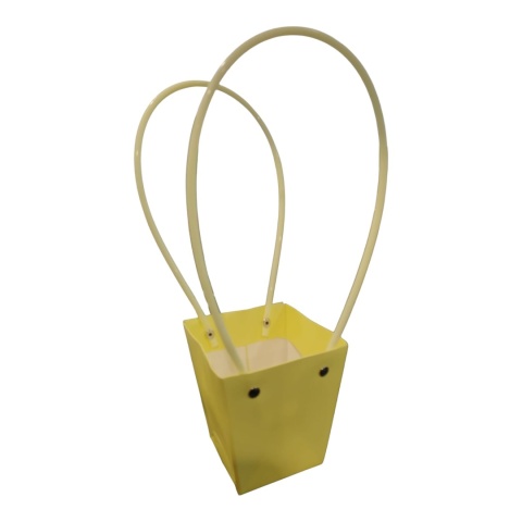 Torebka na kwiaty z rączką - 9x9x10cm