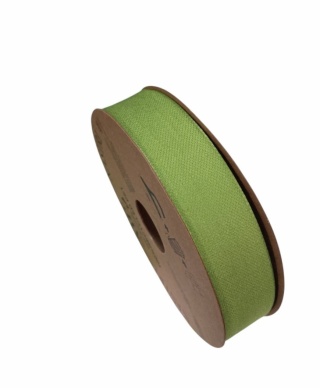 Wstążka włoska OLIVE GREEN 2,5 cm x 20 m