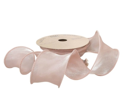 Talianska stuha NASTRI MARIO – 4,5 cm × 10 m, na silóne, tmavoružová