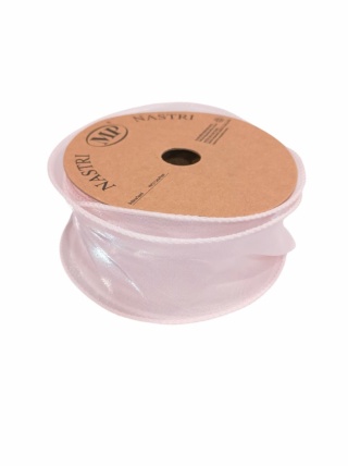 Talianska stuha na linke NASTRO MARIO PINK 4,5 cm x 10 m