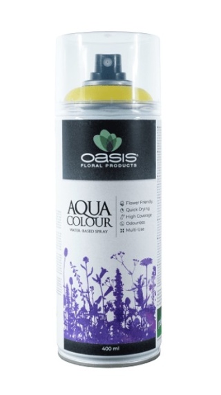 Aqua Colour Spray Traffic Yellow OASIS® - 400 ml, kolor : odblaskowa żółć