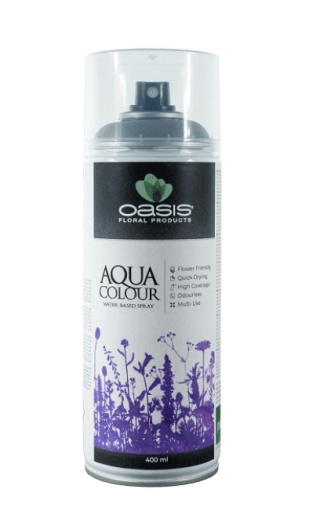 Aqua Colour Spray Grey OASIS® - 400 ml, kolor : szary