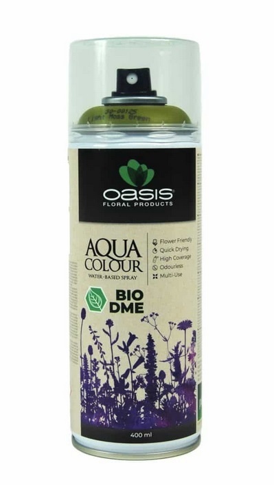 Aqua Colour Spray Light Moss Green OASIS® - 400 ml, farba: jasný zelený mach