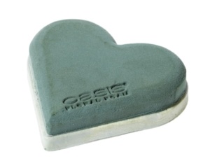 ECObase® Deco Serce, 19 x 20 x 4,5 cm | OASIS®