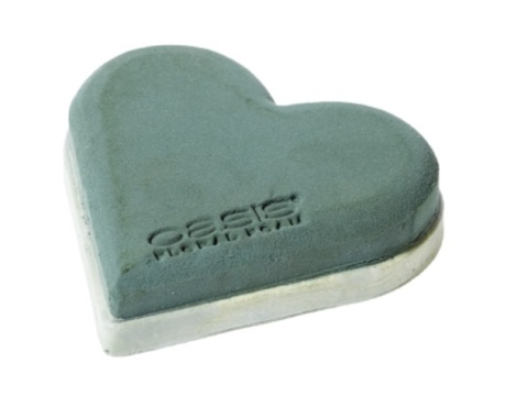 ECObase® Deco Serce, 19 x 20 x 4,5 cm | OASIS®
