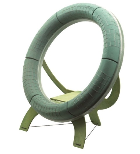 ECObase® Wieniec pod urnę, Ø 72 x 9 cm | OASIS®