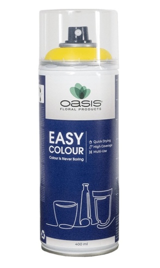 Jednoduchá farba Spray Žltá OASIS® - 400 ml, žltá