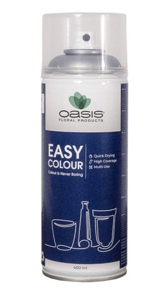 Easy Colour Spray Metallic Silver OASIS® - 400 ml, kolor : srebrny