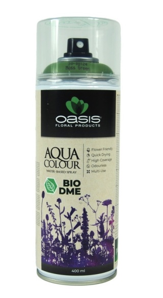 Aqua Colour Spray Moss Green OASIS® - 400 ml, kolor : zieleń mchu