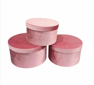 Flower box zamszowy kpl 3 szt