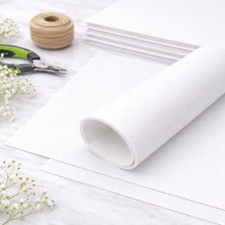 Folia piankowa w arkuszach 58×58 cm – biały